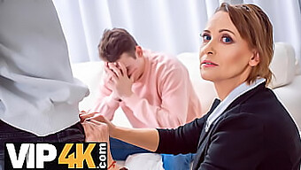 Tutor4k Esittelee Kypsän Äitipuolensa Tyydyttämään Nuoren Miehen Toiveet