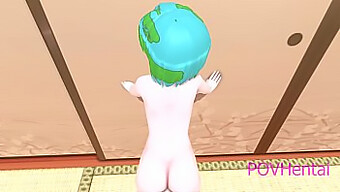 3d-Hentai-Parodie Von Earth-Chan In Missionarsstellung Und Von Hinten